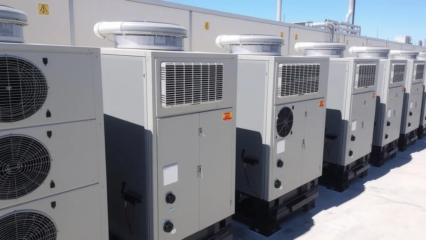 Systèmes de thermopompes installés dans un bâtiment institutionnel